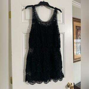 Crochet lace, fully lined sundress. American Eagle. Size medium. Worn once.